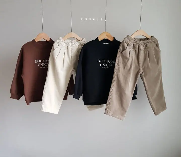 Cobalt - Korean Children Fashion - #minifashionista - Corduroy Span Pants - 4