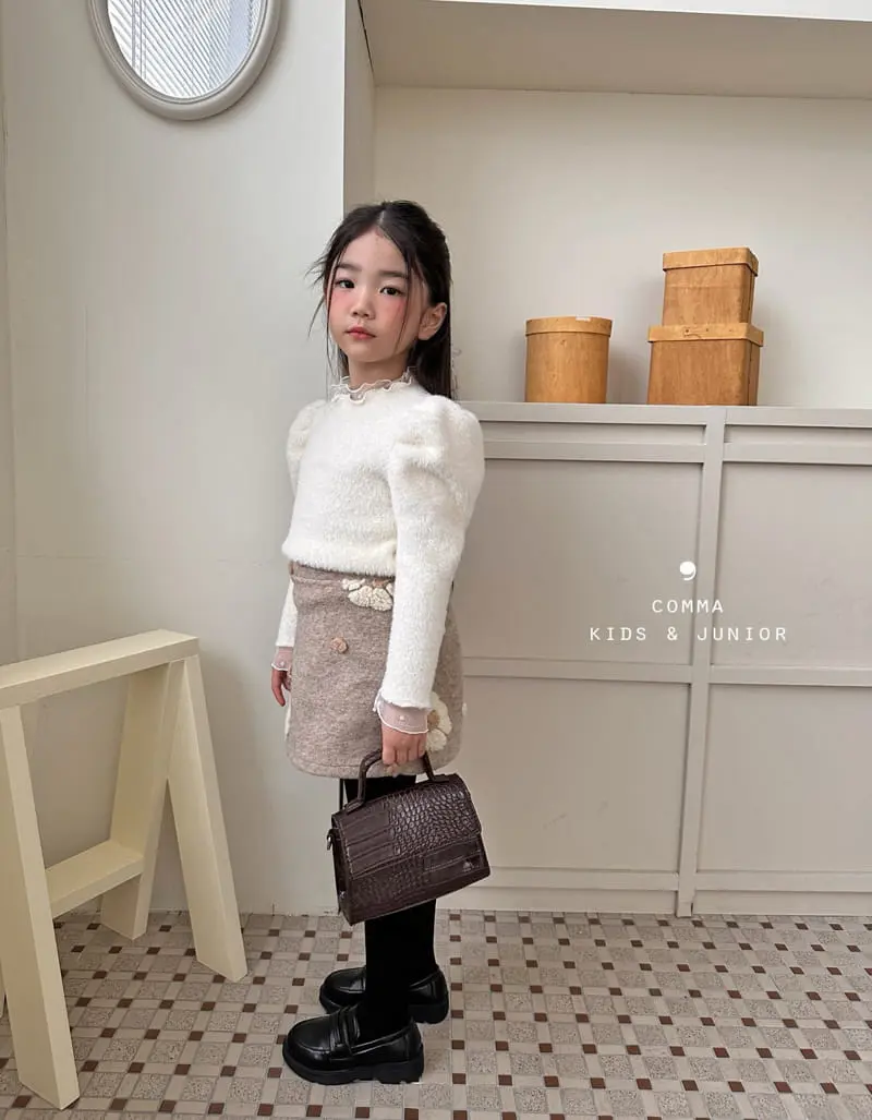 Comma - Korean Children Fashion - #designkidswear - Flower Skirt - 9