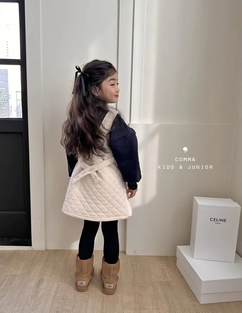 Comma - Korean Children Fashion - #discoveringself - Quilting One-piece - 12