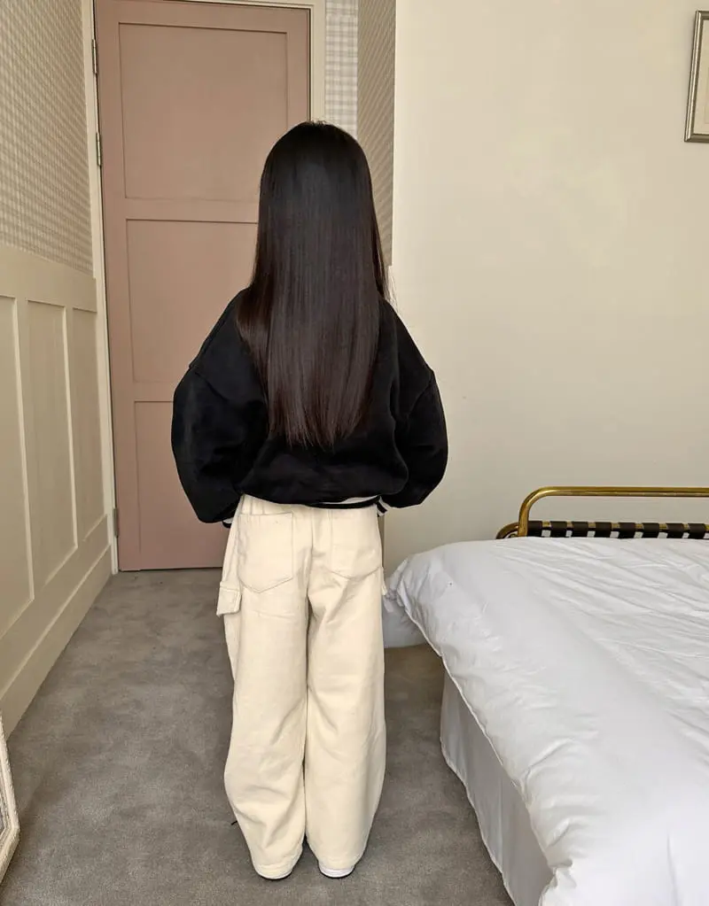 Comma - Korean Children Fashion - #kidsshorts - Rib Cargo Pants - 9