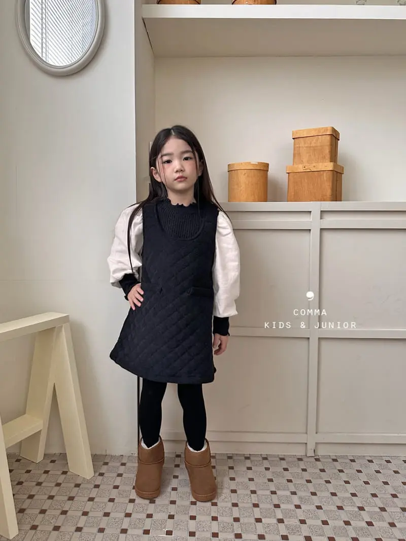 Comma - Korean Children Fashion - #kidzfashiontrend - Sleeves Color Tee - 11