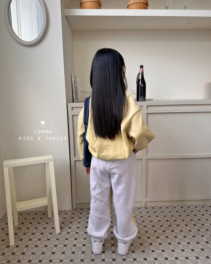 Comma - Korean Children Fashion - #kidzfashiontrend - Lavel Half Zip-up - 11