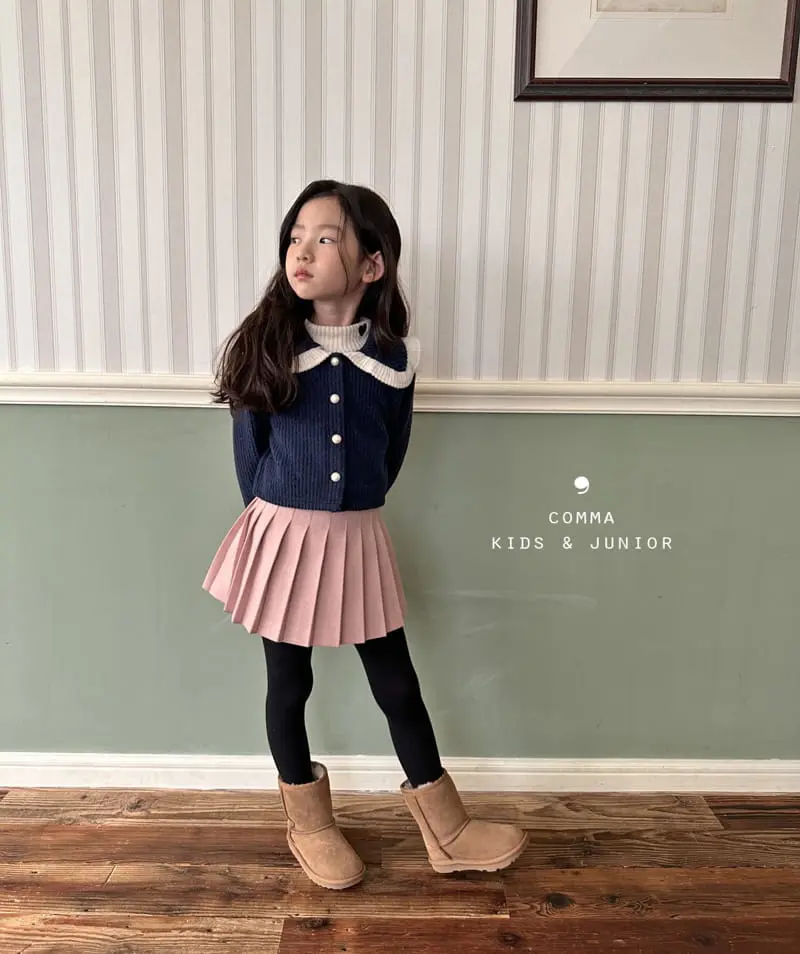 Comma - Korean Children Fashion - #prettylittlegirls - Pearl Cardigan - 5