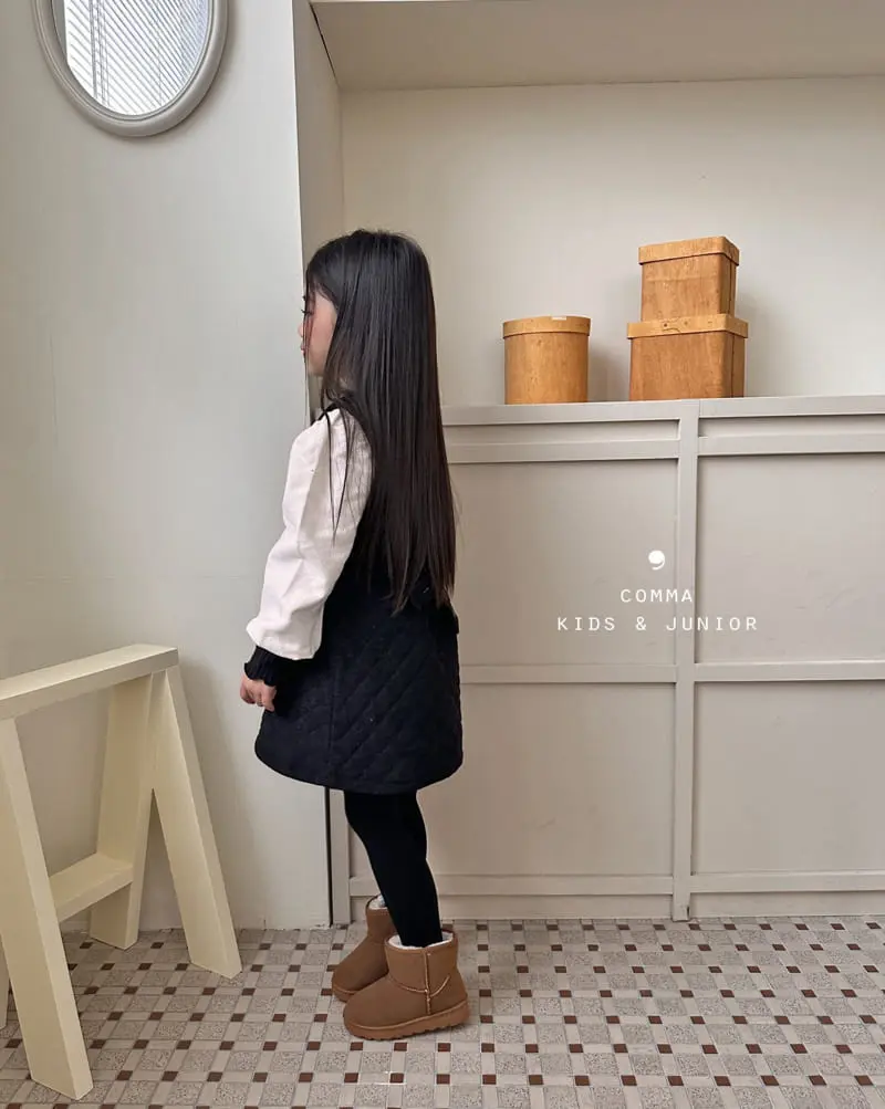 Comma - Korean Children Fashion - #prettylittlegirls - Quilting One-piece - 7