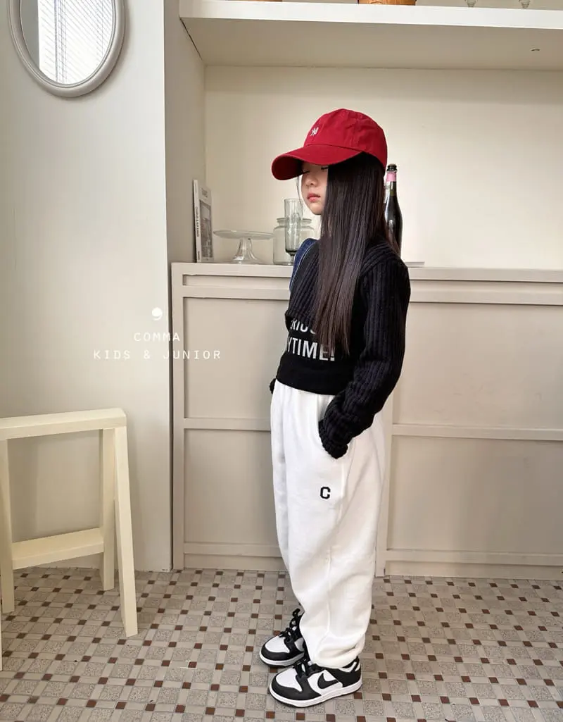 Comma - Korean Children Fashion - #todddlerfashion - Crop Knit Tee - 11