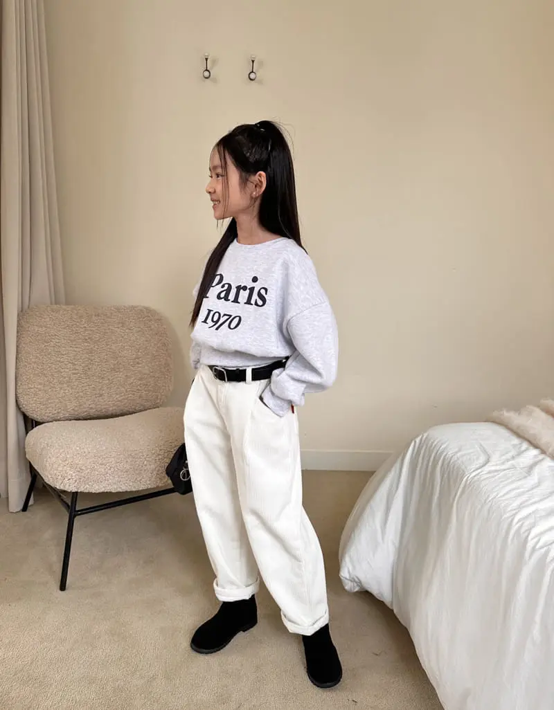 Comma - Korean Children Fashion - #todddlerfashion - Rib Wrinkle Pants - 4