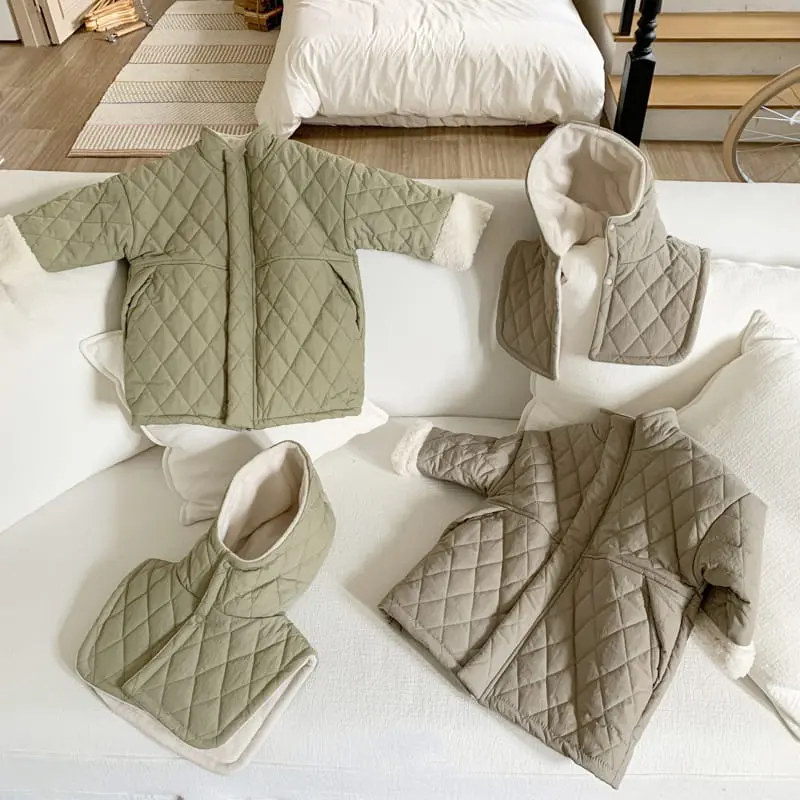 Cotton House - Korean Children Fashion - #Kfashion4kids - Lisandra Long Padding Jumper - 10