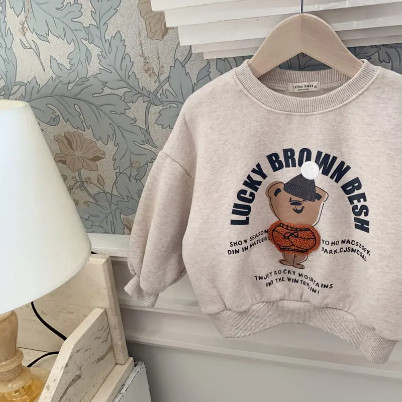 Cotton House - Korean Children Fashion - #Kfashion4kids - Bear Sweatshirt - 8