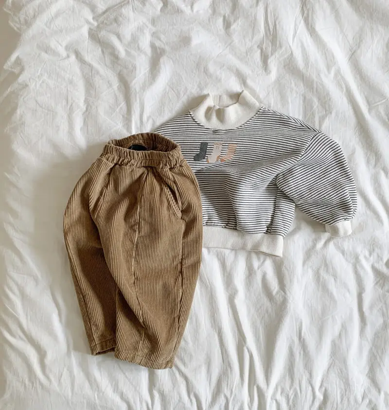 Cotton House - Korean Children Fashion - #childofig - Rib PAnts - 10