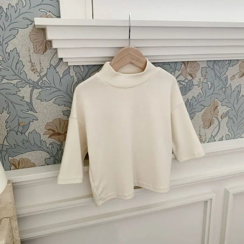 Cotton House - Korean Children Fashion - #childrensboutique - Peach Tee - 7