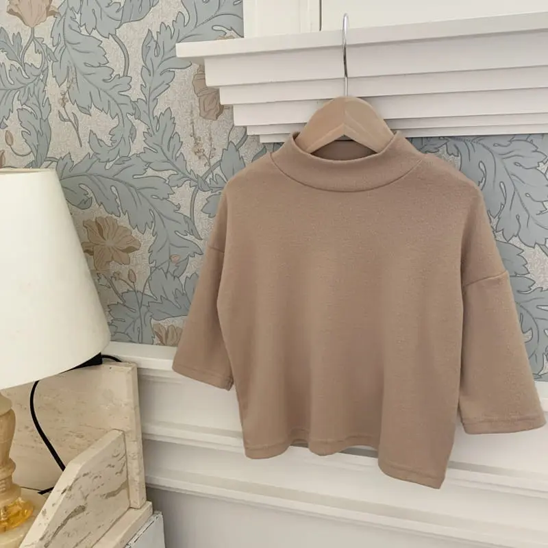 Cotton House - Korean Children Fashion - #designkidswear - Peach Tee - 8