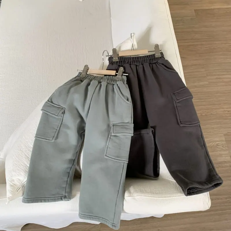 Cotton House - Korean Children Fashion - #designkidswear - Bbosong Pants - 2