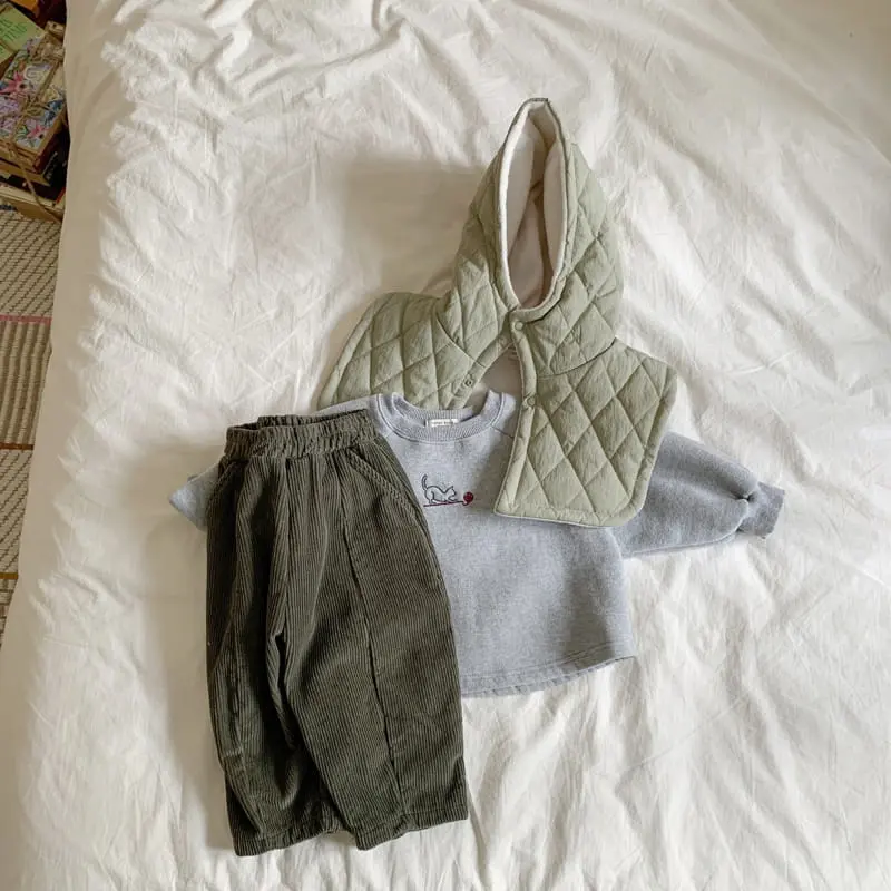 Cotton House - Korean Children Fashion - #designkidswear - Rib PAnts - 12