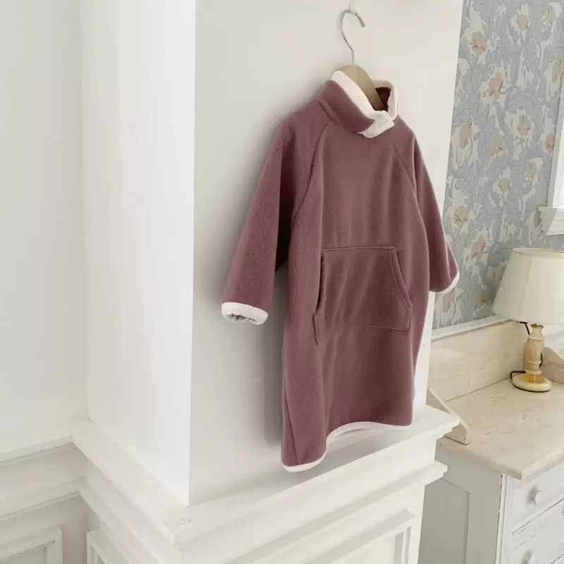Cotton House - Korean Children Fashion - #designkidswear - Fleece Fla One-piece - 7