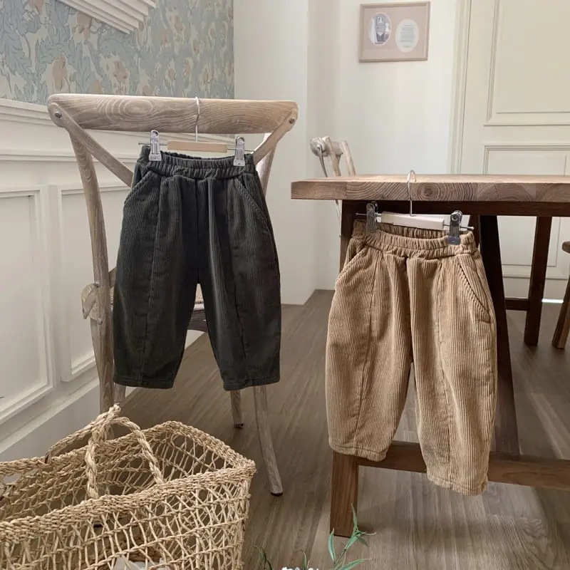 Cotton House - Korean Children Fashion - #kidsshorts - Rib PAnts