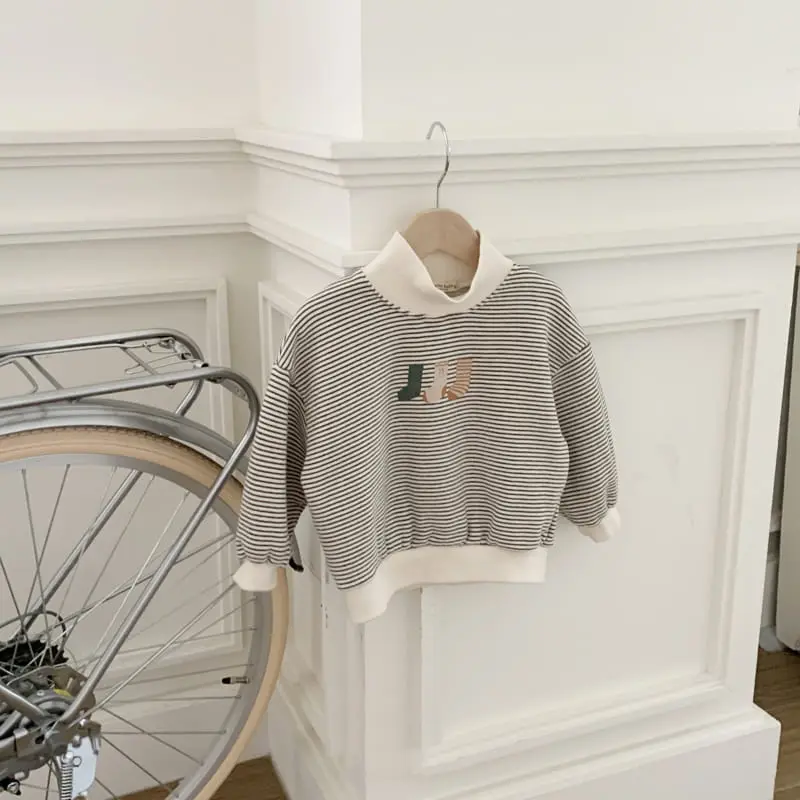 Cotton House - Korean Children Fashion - #kidsshorts - Half Turtleneck Tee - 11