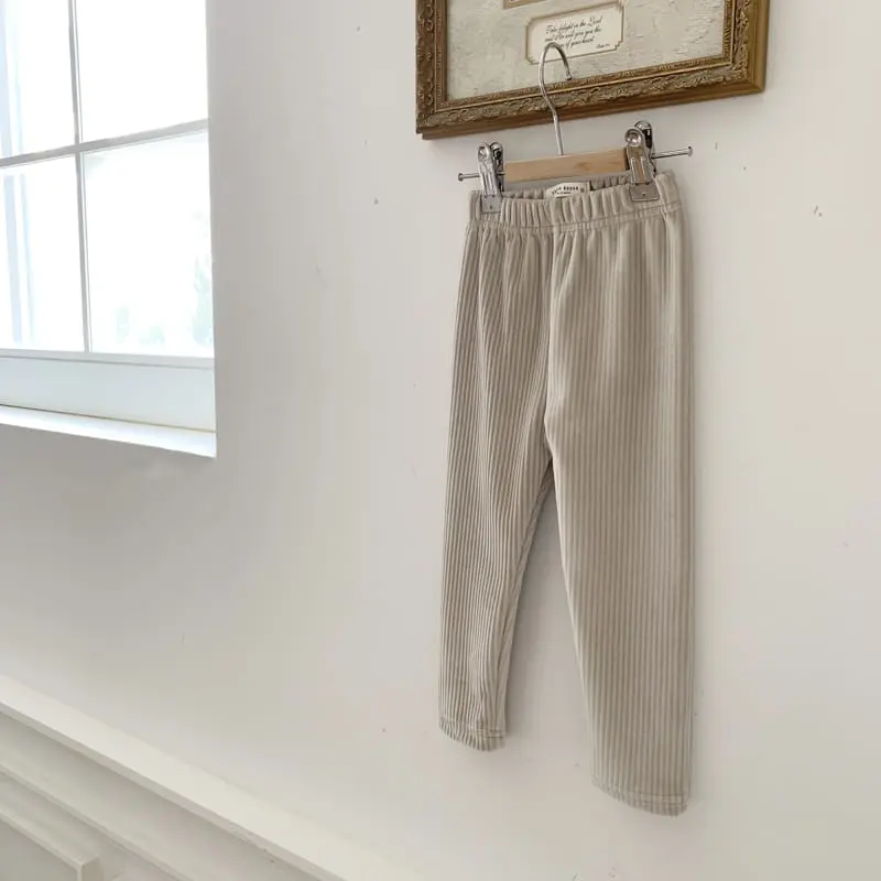 Cotton House - Korean Children Fashion - #kidsstore - Velvet Leggings - 11