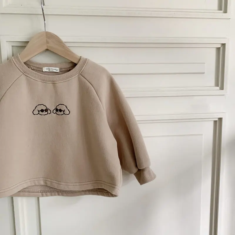 Cotton House - Korean Children Fashion - #kidsstore - Poodle Raglan Tee - 9