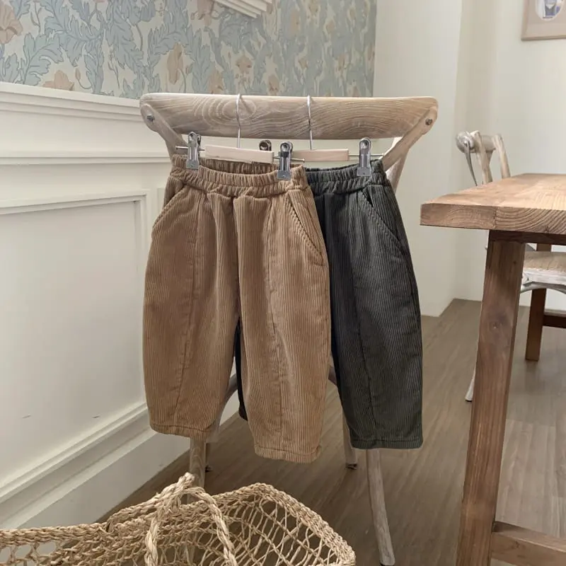 Cotton House - Korean Children Fashion - #kidsstore - Rib PAnts - 2