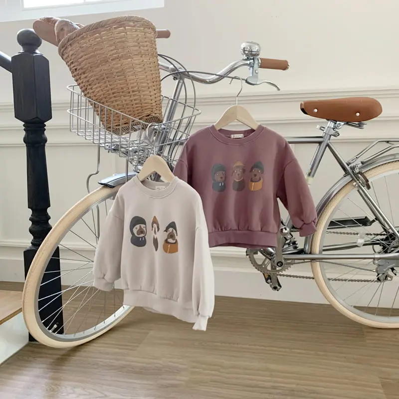 Cotton House - Korean Children Fashion - #kidzfashiontrend - Three Brothers Sweatshirt - 9