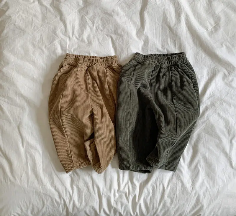 Cotton House - Korean Children Fashion - #kidzfashiontrend - Rib PAnts - 3