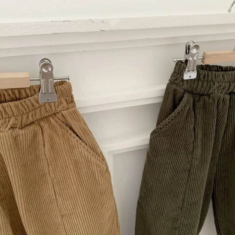 Cotton House - Korean Children Fashion - #littlefashionista - Rib PAnts - 5