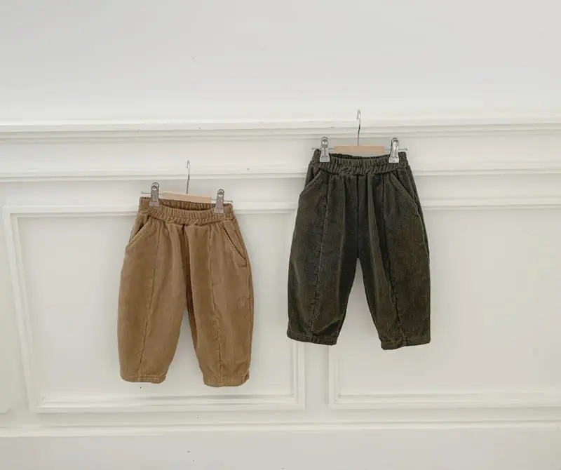 Cotton House - Korean Children Fashion - #magicofchildhood - Rib PAnts - 6