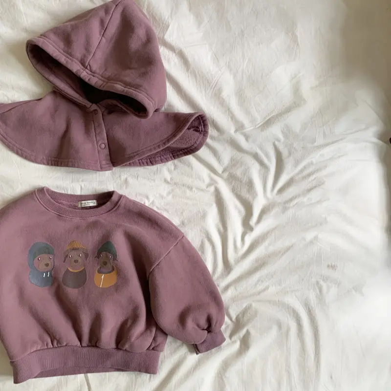 Cotton House - Korean Children Fashion - #minifashionista - Cozy Hoody Neck Warmer - 12