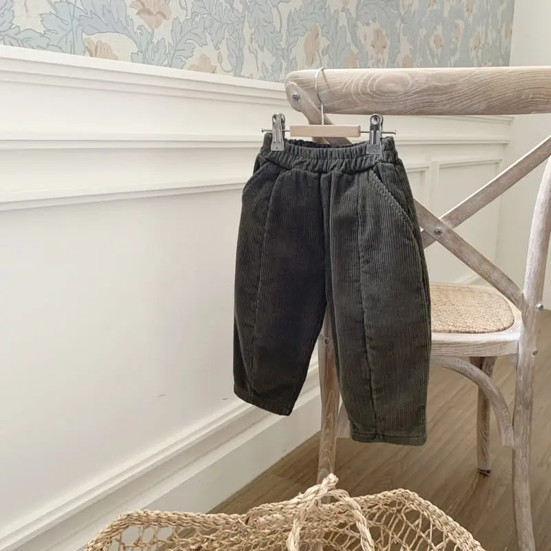 Cotton House - Korean Children Fashion - #minifashionista - Rib PAnts - 7