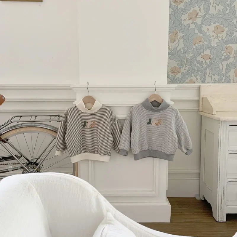 Cotton House - Korean Children Fashion - #minifashionista - Half Turtleneck Tee - 3
