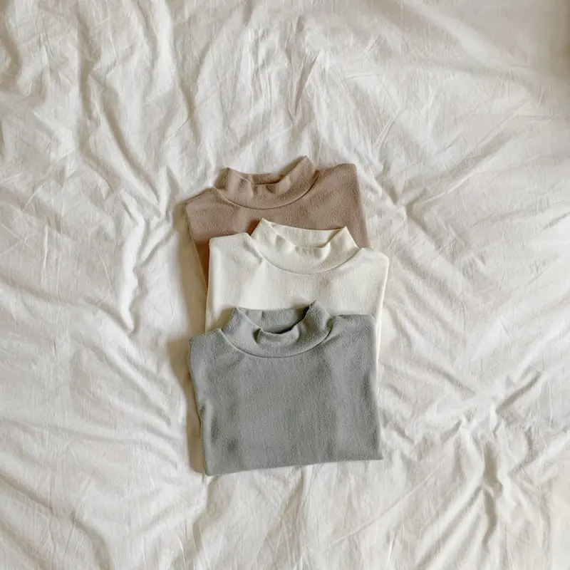 Cotton House - Korean Children Fashion - #stylishchildhood - Peach Tee - 5
