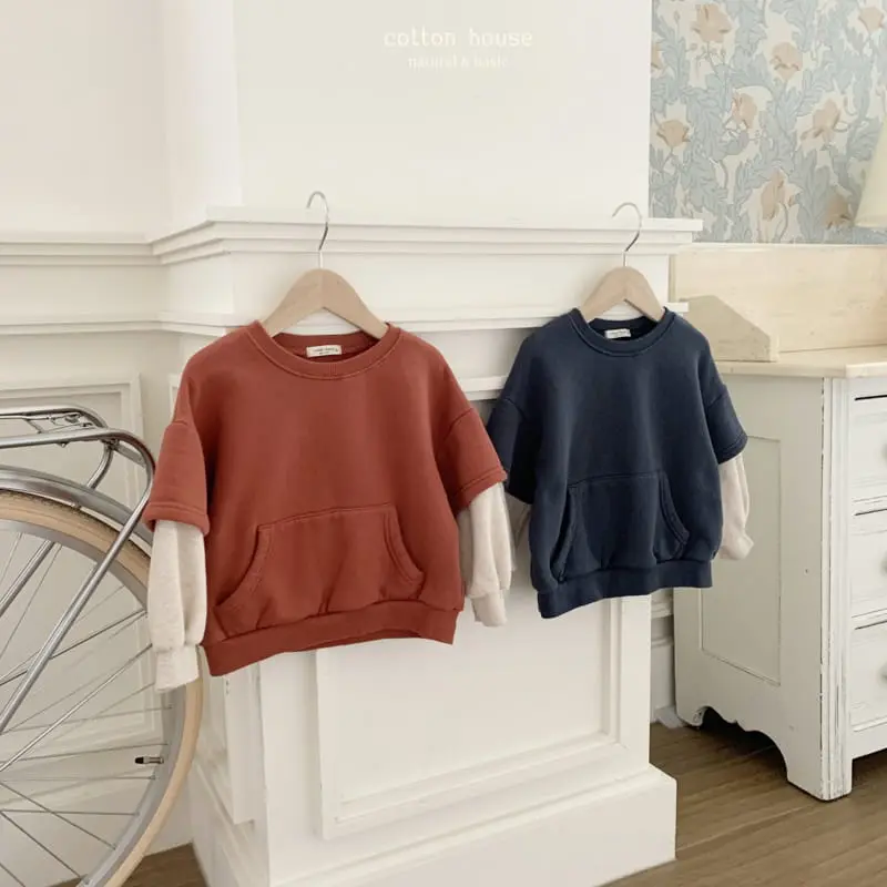 Cotton House - Korean Children Fashion - #todddlerfashion - Layeres Sweatshirt - 11