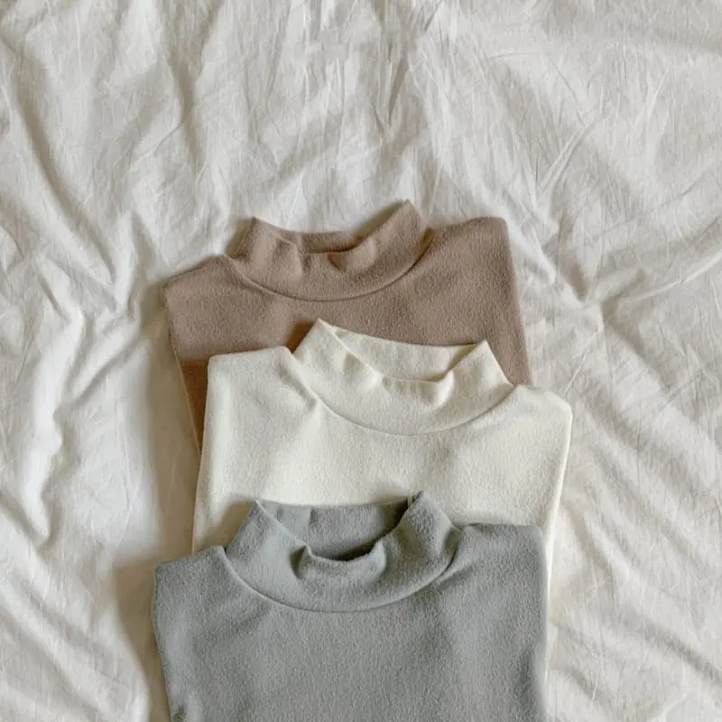 Cotton House - Korean Children Fashion - #todddlerfashion - Peach Tee - 4