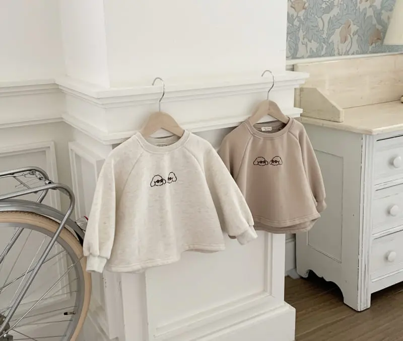 Cotton House - Korean Children Fashion - #toddlerclothing - Poodle Raglan Tee