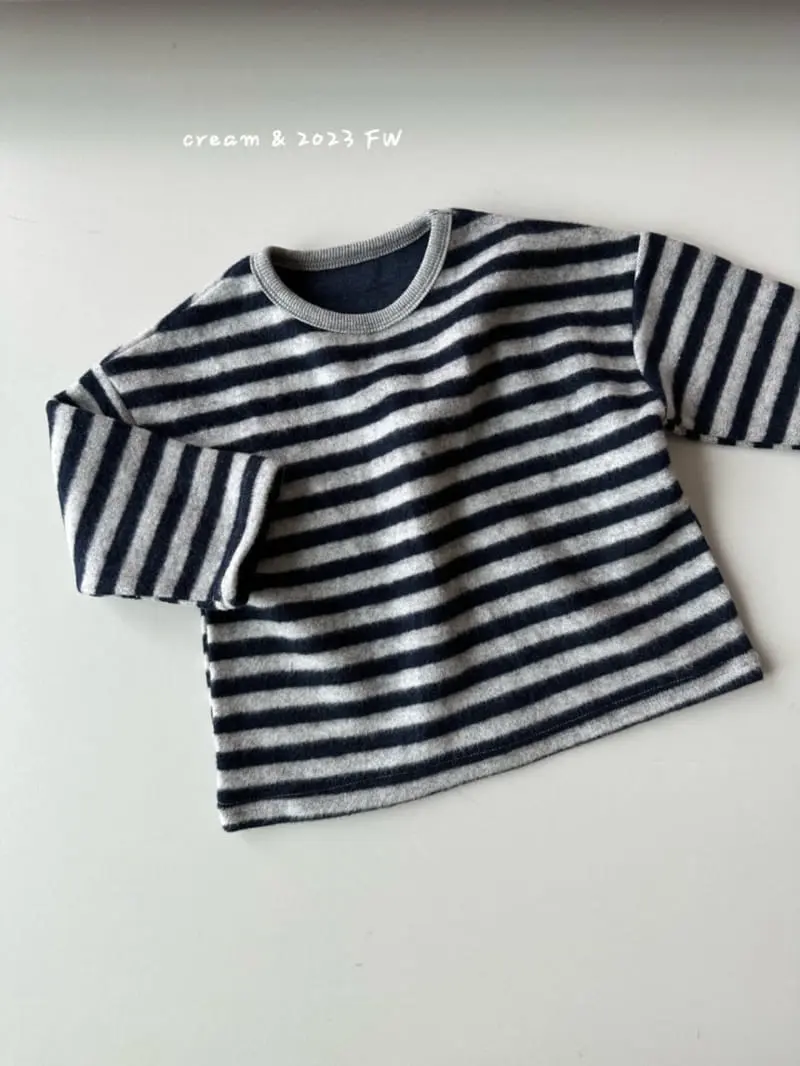Cream Bbang - Korean Children Fashion - #childofig - Fleece ST Tee - 6