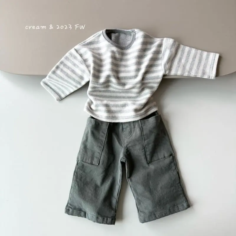 Cream Bbang - Korean Children Fashion - #childofig - Fleece ST Tee - 7