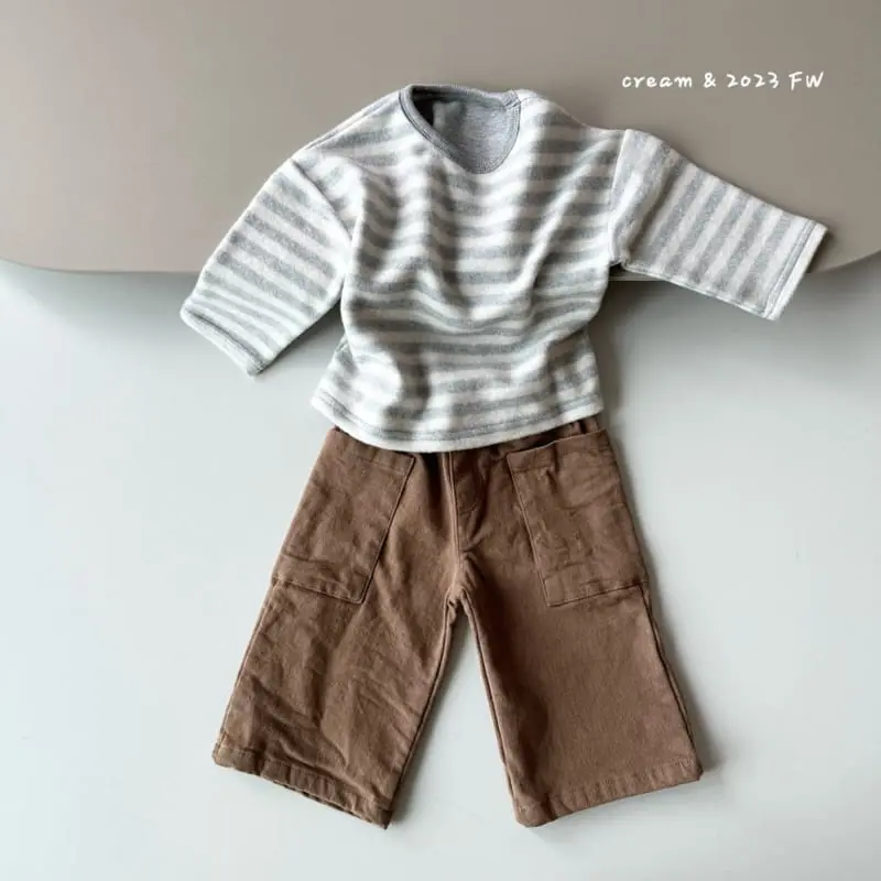 Cream Bbang - Korean Children Fashion - #childrensboutique - Fleece ST Tee - 8