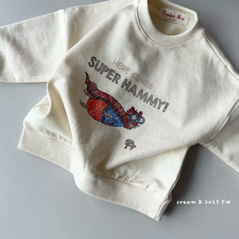 Cream Bbang - Korean Children Fashion - #fashionkids - Here Fleece Sweatshirt - 6