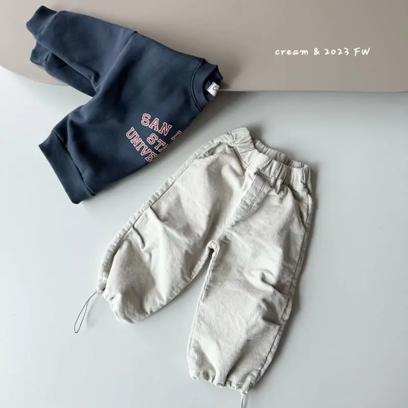 Cream Bbang - Korean Children Fashion - #kidsshorts - San Diego Fleece Sweatshirt - 5
