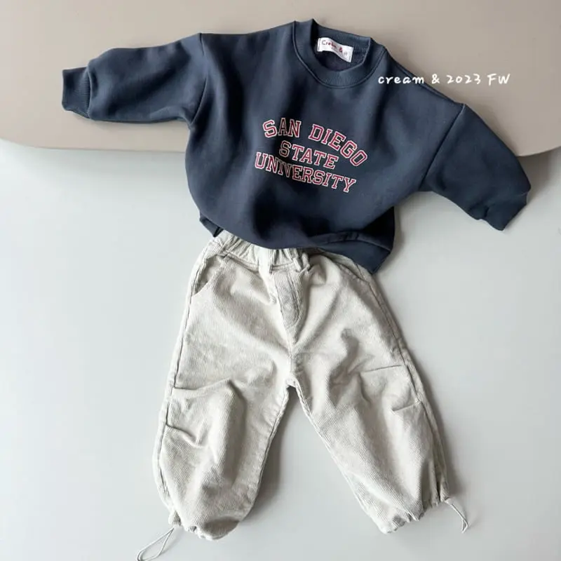 Cream Bbang - Korean Children Fashion - #kidzfashiontrend - Rib String Pants - 8