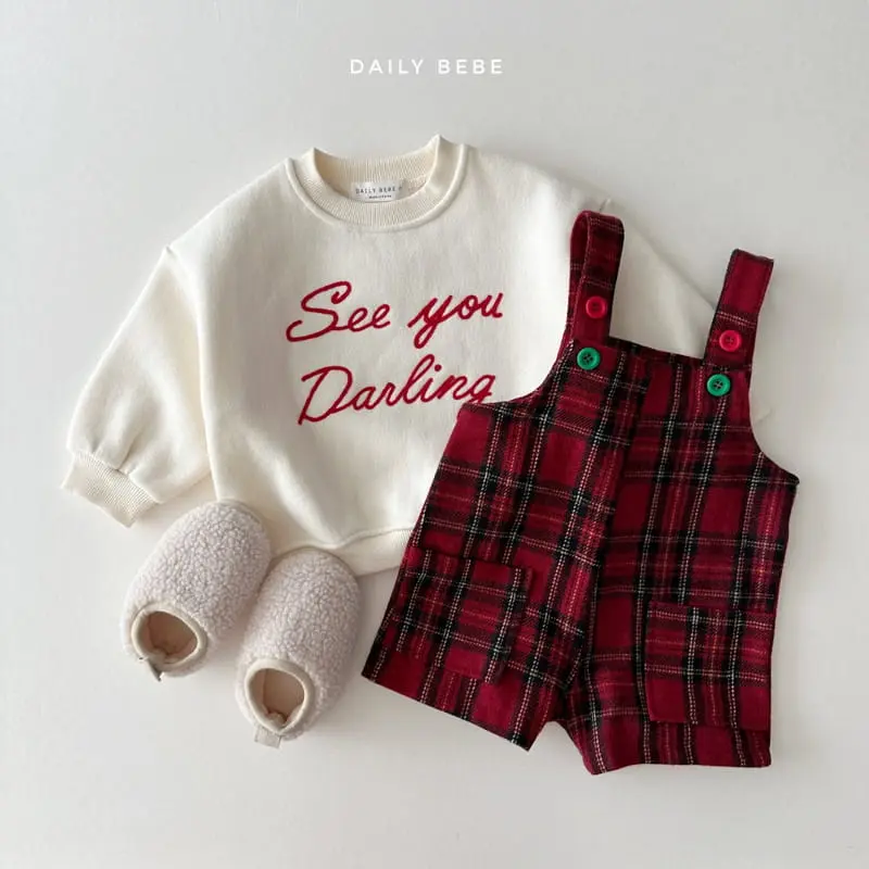 Daily Bebe - Korean Children Fashion - #Kfashion4kids - Merry Dungarees - 3