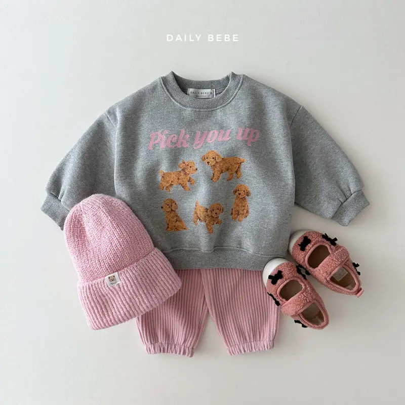 Daily Bebe - Korean Children Fashion - #Kfashion4kids - Poodle Swaetshirt - 8