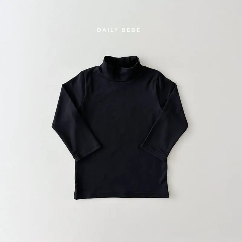Daily Bebe - Korean Children Fashion - #Kfashion4kids - Heat Turtleneck Tee - 2