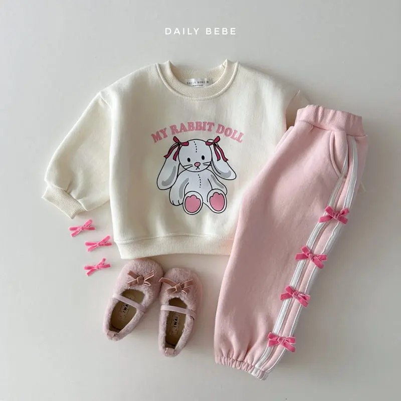 Daily Bebe - Korean Children Fashion - #Kfashion4kids - Ribbon Pants - 2