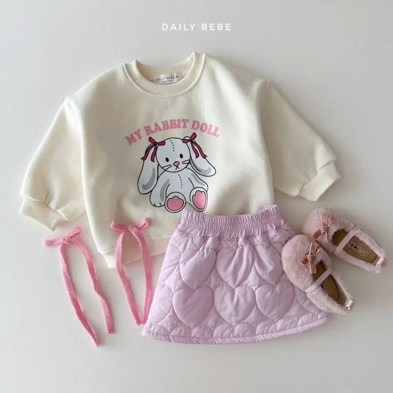 Daily Bebe - Korean Children Fashion - #childrensboutique - Doll Sweatshirt - 3
