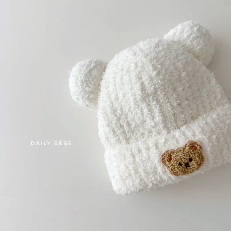 Daily Bebe - Korean Children Fashion - #childrensboutique - Bear Beanie - 2
