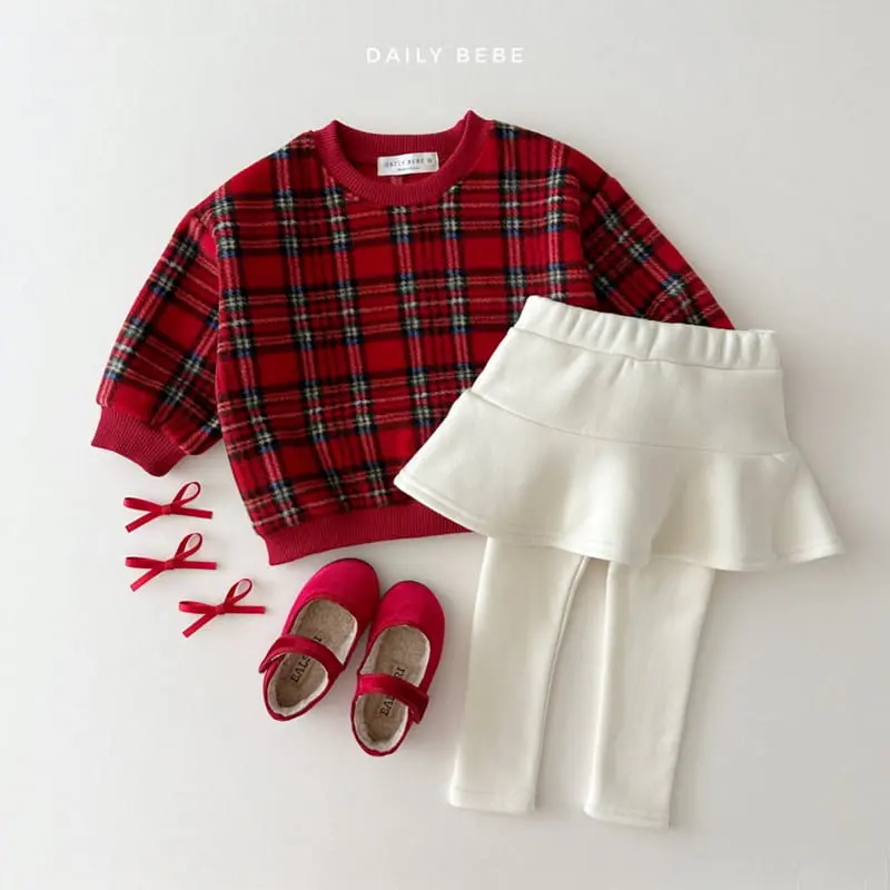 Daily Bebe - Korean Children Fashion - #designkidswear - Mi Skirt Leggings - 6