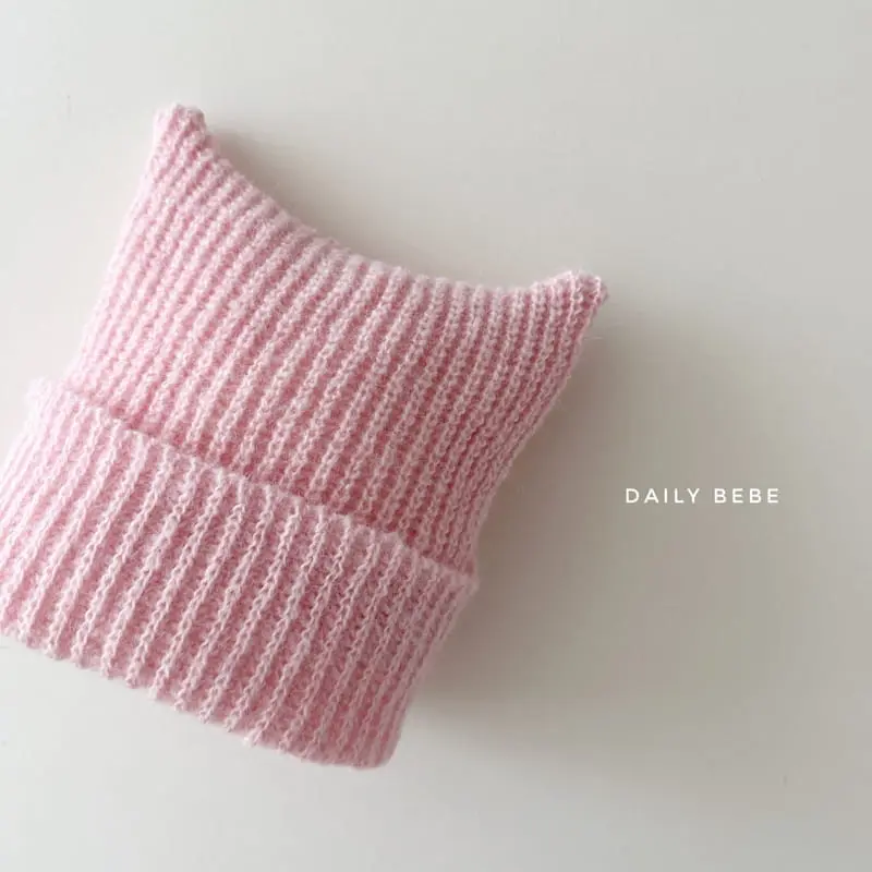 Daily Bebe - Korean Children Fashion - #designkidswear - Kitty Beanie - 2