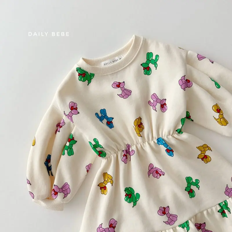 Daily Bebe - Korean Children Fashion - #fashionkids - Balloon One-piece