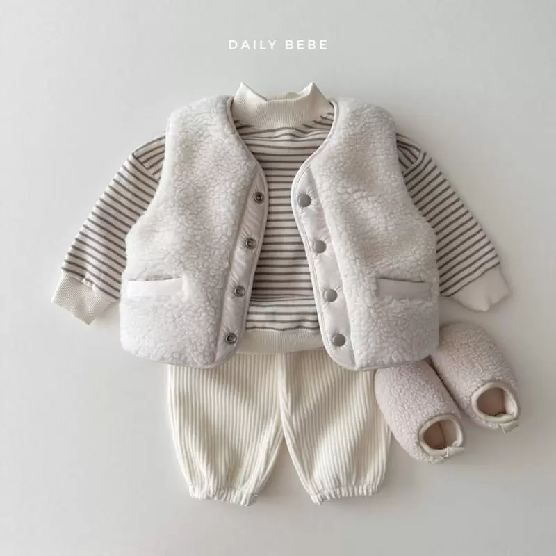 Daily Bebe - Korean Children Fashion - #fashionkids - Veloure Pants - 9